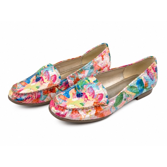 Anne Klein Shoes - Anne Klein Vama Colorful Multicolor Floral Flats Loafers Women's Size 9.5